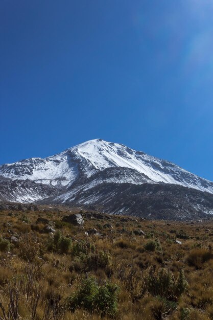 La belle vue sur le Pico de Orizaba au Mexique