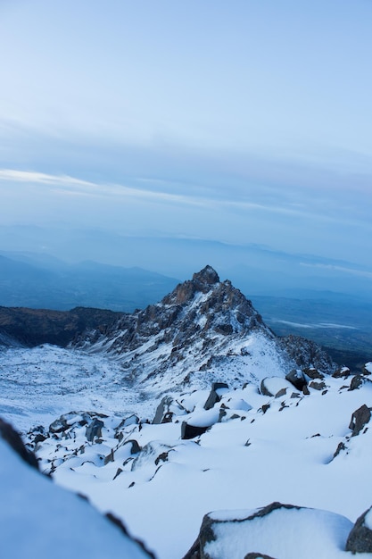 La belle vue sur le Pico de Orizaba