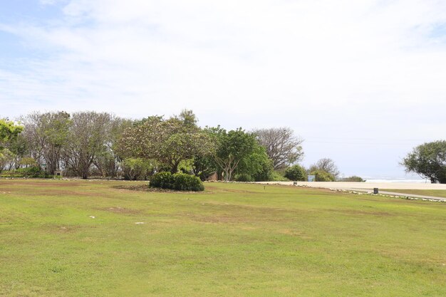 Une belle vue sur la plage de Nusa Dua à Bali Indonésie