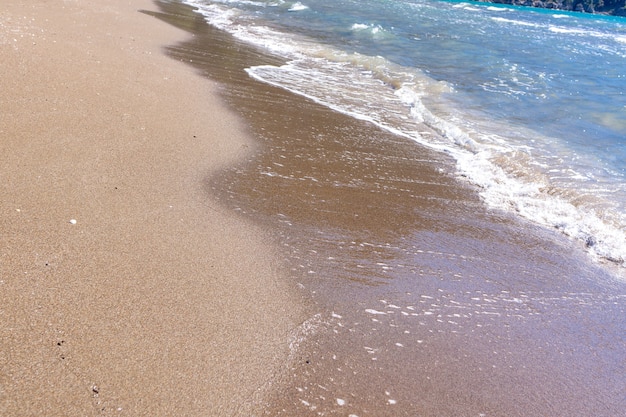 Belle Vue Sur Une Plage Près De La Plage D'iztuzu à Dalyan, Mugla, Turquie