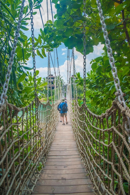 Une belle vue de Sentosa Islanda située à Singapour