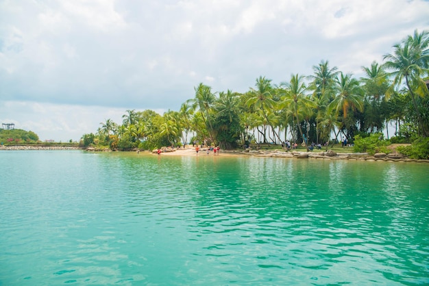 Une belle vue de Sentosa Islanda située à Singapour