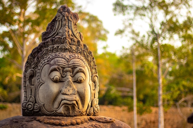 Une belle vue sur le temple d'Angkor Wat situé à Siem Reap au Cambodge