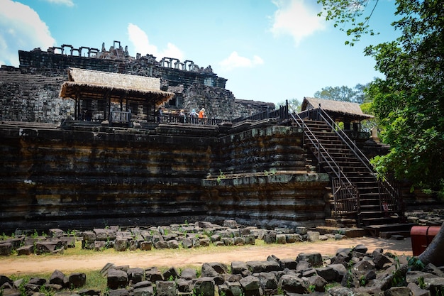 Une belle vue sur le temple d'Angkor Wat situé à Siem Reap au Cambodge