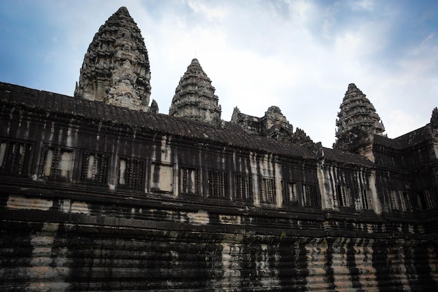 Une belle vue sur le temple d'Angkor Wat situé à Siem Reap au Cambodge