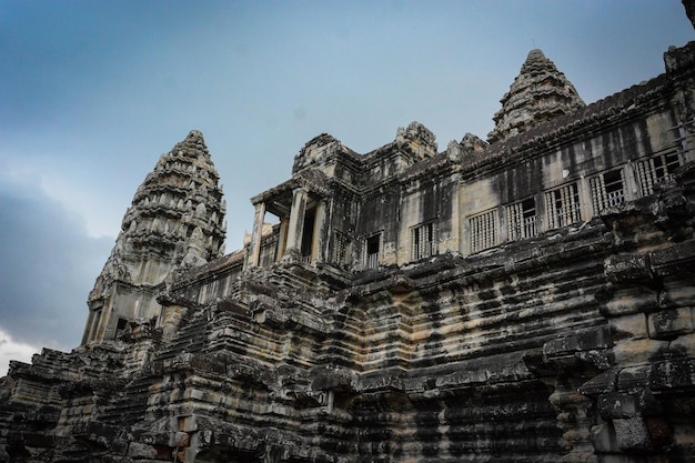 Une belle vue sur le temple d'Angkor Wat situé à Siem Reap au Cambodge