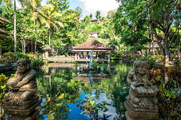 Une belle vue sur le temple Gunung Kawi Sebatu situé à Bali Indonésie