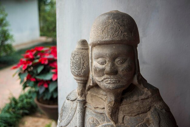 Une belle vue sur le temple de la littérature à Hanoi Vietnam