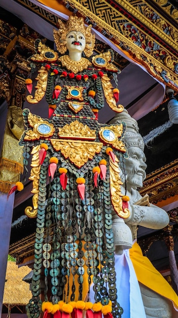 Une belle vue sur le temple Pura Tirta Empul situé à Bali Indonésie