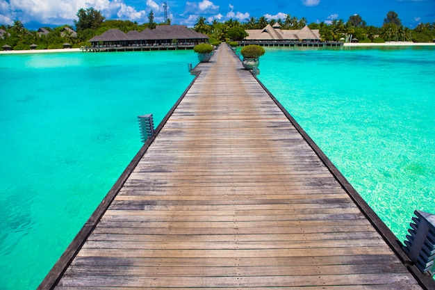 Belle vue tropicale de l&#39;île idéale