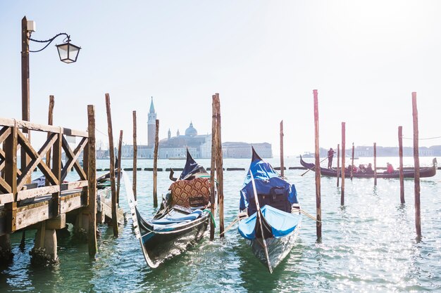 Photo belle vue de venise