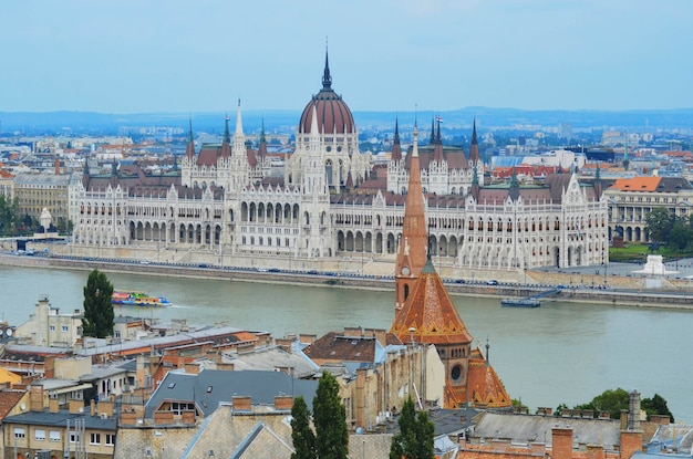 Une belle vue sur la ville de Budapest située en Hongrie