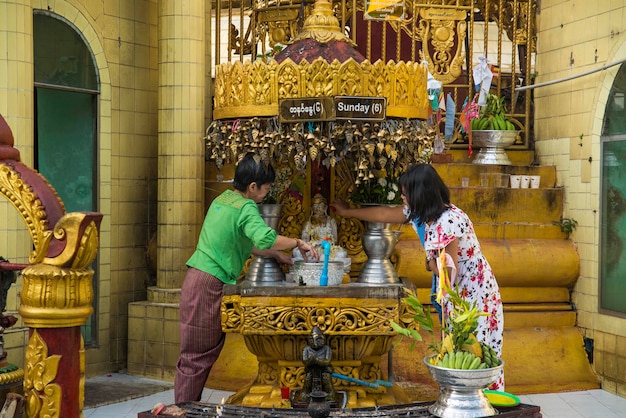 Une belle vue sur Yangon Myanmar