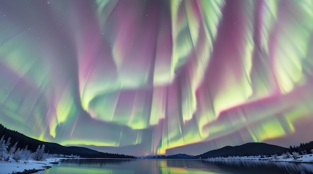 Belles aurores boréales pour fond d'écran