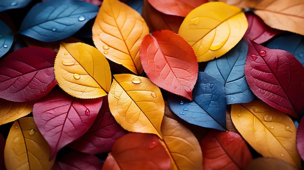 belles couleurs de feuilles d'automne