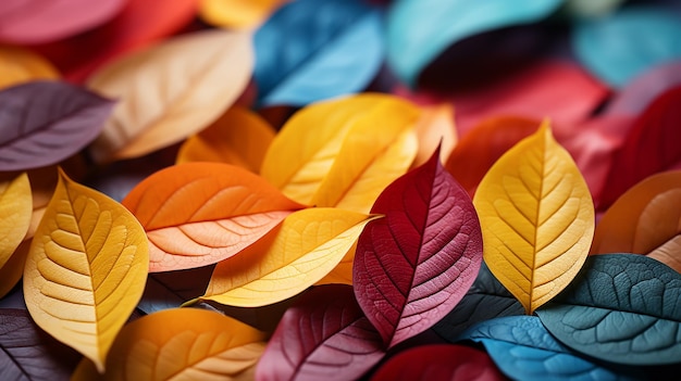 belles couleurs de feuilles d'automne