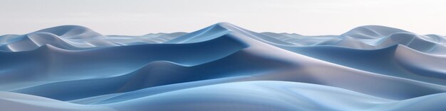 Photo de belles dunes dans le désert numérique