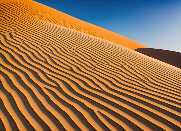 Belles dunes de sable abstraites texturen comme arrière-plan