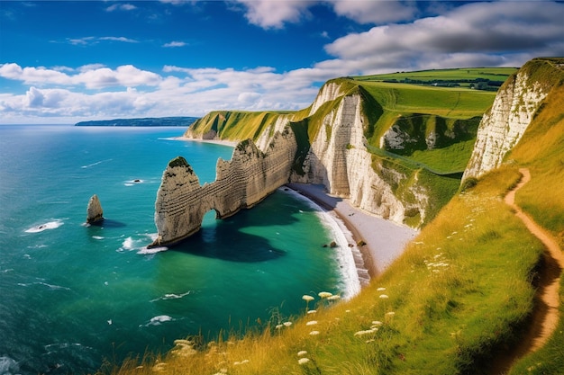 de belles falaises panoramiques