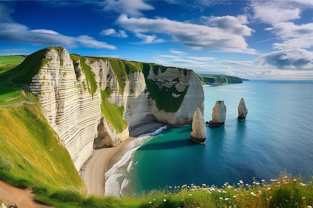 de belles falaises panoramiques