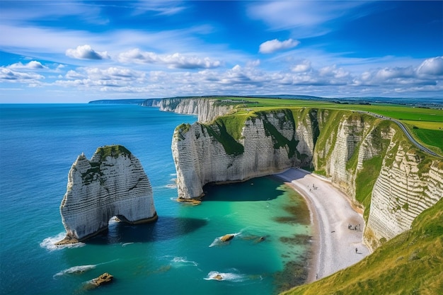 de belles falaises panoramiques