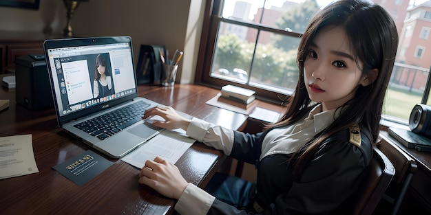 Photo belles femmes au travail