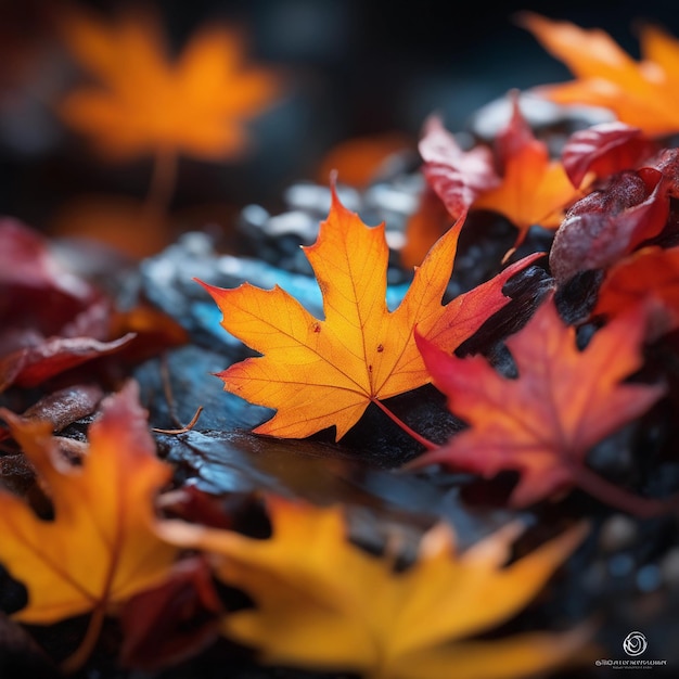 Photo belles feuilles d'érable photos