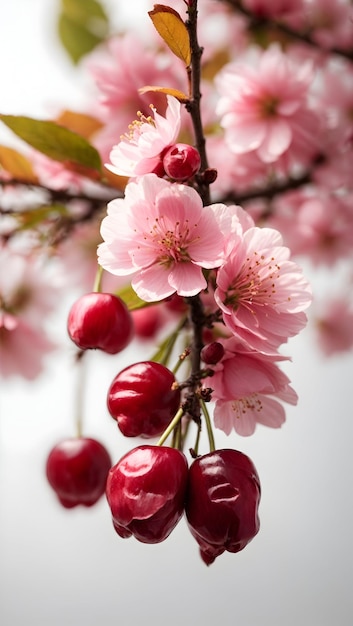 Belles fleurs en arrière-plan