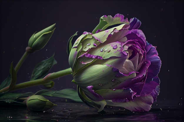 Belles et fraîches fleurs de Lisianthus