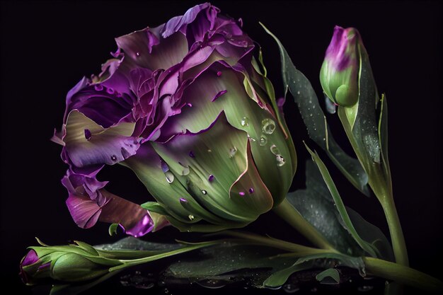 Belles et fraîches fleurs de Lisianthus