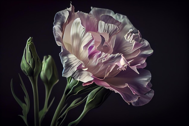 Belles et fraîches fleurs de Lisianthus