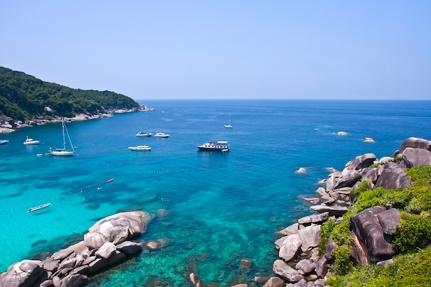 Belles îles Similan, Thaïlande, Phuket.