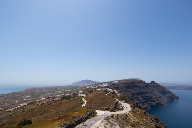 Belles images de paysage de Santorin, Grèce