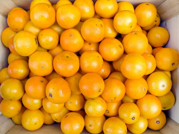 Photo les belles mandarines sur un comptoir