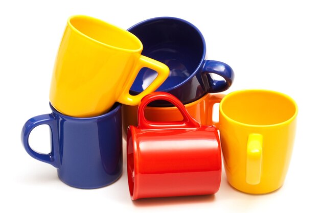 Belles tasses de couleur