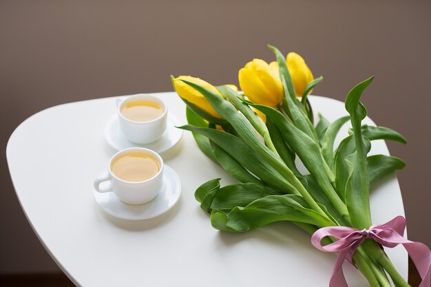 Belles Tulipes Jaunes