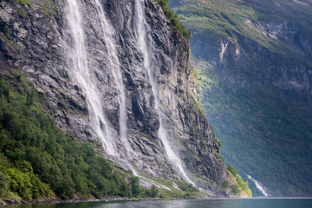 Belles vues à Geiranger, Geirangerfjord, Norvège