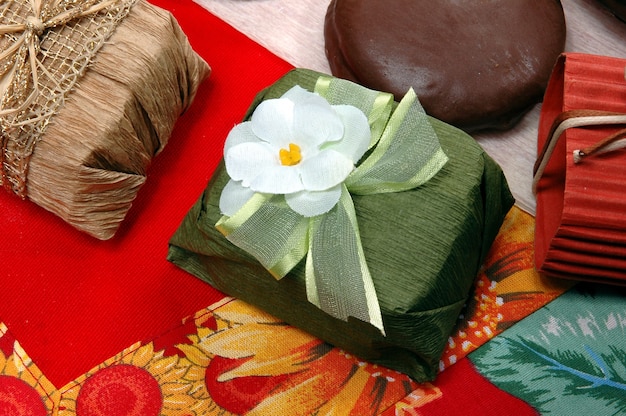 Bem-casado bonbon brésilien pour mariage crichet coeur cadeau