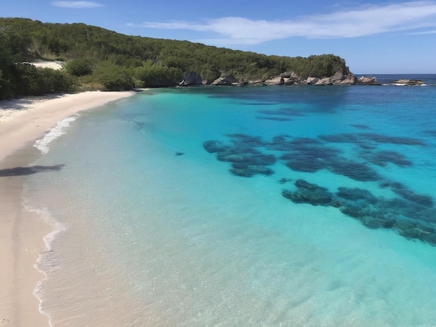 Bénédiction de la plage cristalline À la découverte des eaux turquoises du rivage