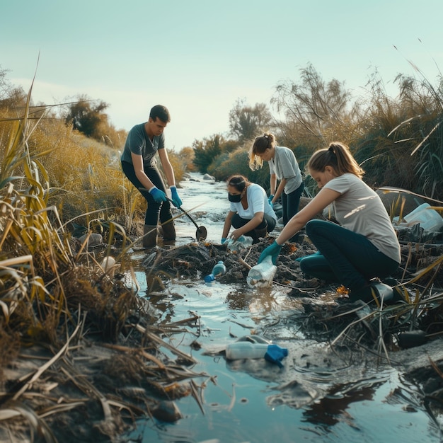 Les bénévoles éliminent les déchets dans la nature Ecologie