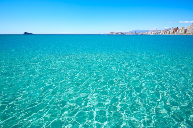 Benidorm Levante beach à Alicante en Espagne