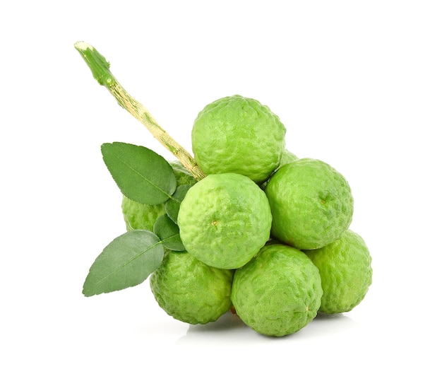 Photo bergamot isolé sur fond blanc