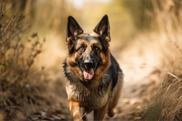 Berger allemand canin IA générative