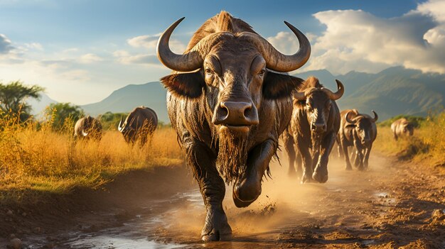 Des bêtes sauvages pendant un safari