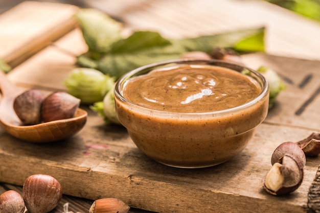 Beurre de noisette sur naturel, beurre de noisette au chocolat sur naturel