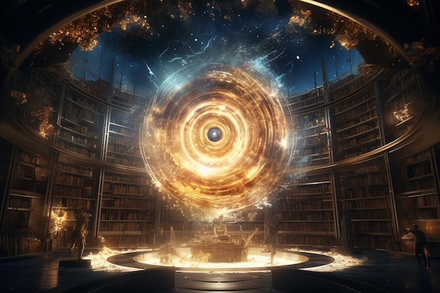 Une bibliothèque cosmique de connaissances cachée dans le de 00194 00