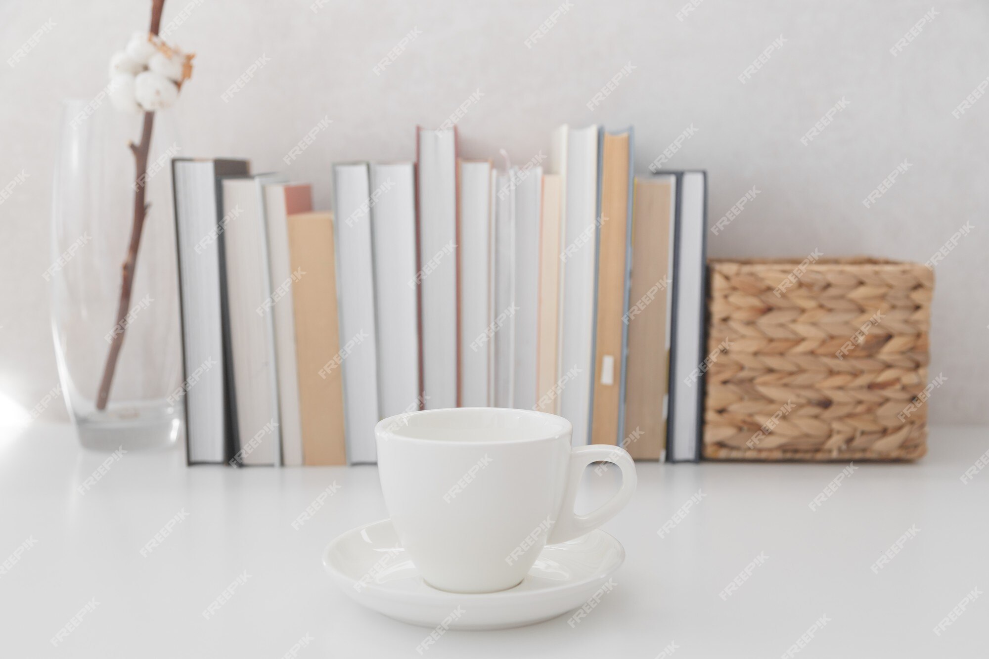 Mug Bibliothèque thé et livres