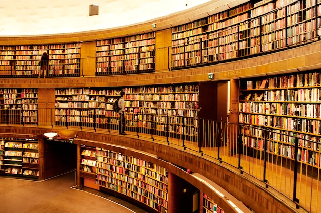 Photo bibliothèque de stockholm