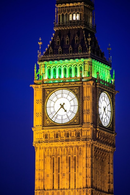 Big Ben et les Chambres du Parlement à Londres