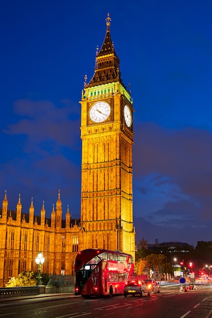 Big Ben Clock Tower à Londres en Angleterre